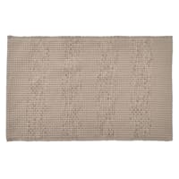 Set of 4 Natural Brown Textured Cotton Placemats, 18x12