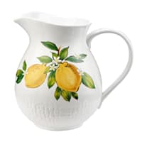 Italian Farmhouse Lemon Print Pitcher