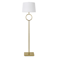 Grace Mitchell Gold Metal Floor Lamp, 5'
