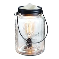 Vintage Bulb Glass Mason Jar Fragrance Wax Warmer
