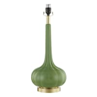 Grace Mitchell Green Scallop Bulb Table Lamp, 22"