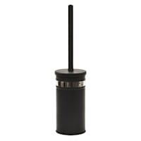 Bandit Matte Black Metal Toilet Bowl Brush