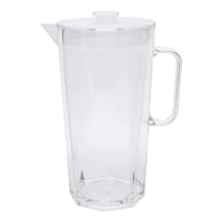Clear Acrylic Octagon Pitcher, 3.3qt