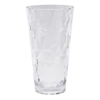 Clear Textured Acrylic Highball Glass, 21oz