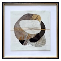 Crosby St. Glass Framed Through Dimensions Foiled Wall Art, 17"