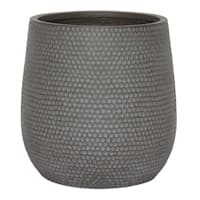 Bingham Jar Taupe Fiber Clay Outdoor Planter, Large