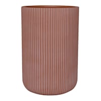 Winchester Tall Ribbed Outdoor Planter, Medium