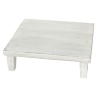 White Wooden Riser, 16x13