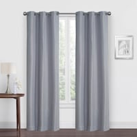 Morisson Silver Blackout Grommet Curtain Panel, 84"