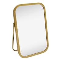 Tracey Boyd Gold Metal Table Mirror, 10"