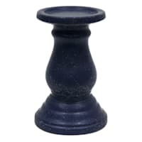 Tracey Boyd Navy Ceramic Pillar Holder, 8"