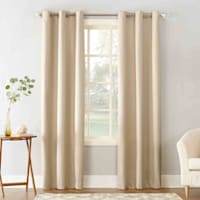Tremont Linen Thermal Room Darkening Grommet Curtain Panel, 84"