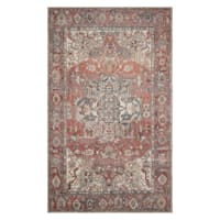 (B670) Valentina Terracotta Multicolor Accent Rug, 3x5