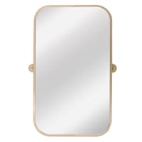 Studio Metal Gold Rectangle Wall Mirror, 24x34