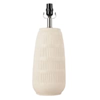 13in. Yellow Textured Ceramic Accent Lamp