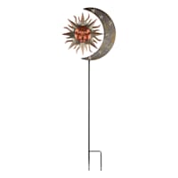 Found & Fable Metal Sun & Moon Yard Stake, 42"
