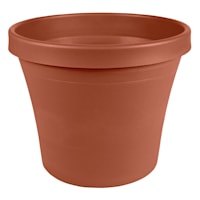 Terracotta Terra Living Outdoor Planter with Pre-Drilled Hole, Small