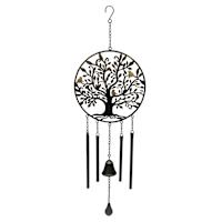 Tree of Life Metal Cutout Wind Chime, 30"