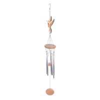 Hummingbird Wooden Wind Chime, 34"