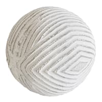 White Textured Ball, 4"