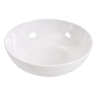 Embossed Melamine Cereal Bowl, White