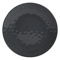 Embossed Melamine Salad Plate, Light Grey