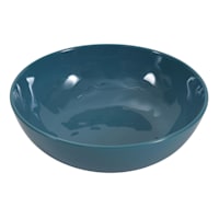 Embossed Melamine Cereal Bowl, Turquoise