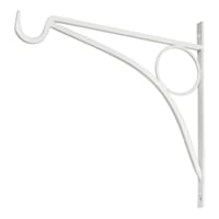 Garden Planter Hook, Satin White