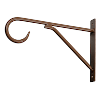Garden Planter Hook, Antique Brass