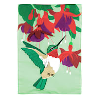 Hummingbird Garden Flag, 18"