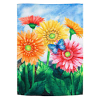 Gerbera Daisies Garden Flag, 18"