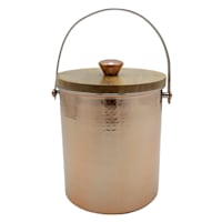 Copper & Wooden Ice Bucket