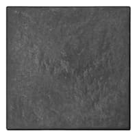 Stomp Slate Recycled Rubber Outdoor Garden Stepping Stone, 12"