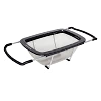 KitchenAid Expandable Over-Sink Colander, Black