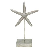 Silver Starfish on Stand, 9"