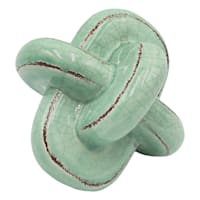 Tracey Boyd Ceramic Green Knot, 5"