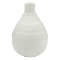 Tracey Boyd Bevel Ceramic Vase, 7"