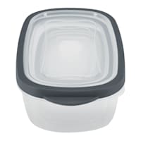 20-Piece Rectangle Plastic Food Storage Set with Vent Lid