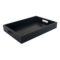 Grey Wood Decorative Tray, 16x12