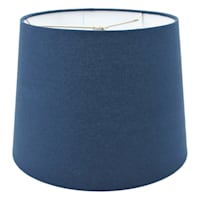 Navy Blue Small Table Lamp Shade, 12x12x9
