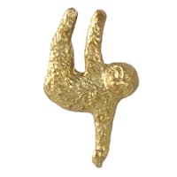Gold Sloth Metal Wall Hook, 5x6