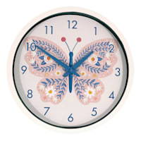 Tiny Dreamers Butterfly Wall Clock, 12"