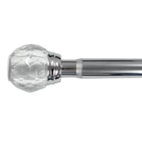 Acrylic Shower Tension Rod, 42-72"