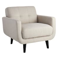 Crosby St. Hadley Tufted Back Sofa, Taupe