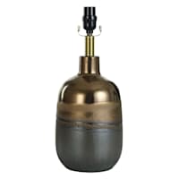 Metallic Striped Accent Lamp Base, 17"
