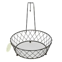 Brown Wire Fruit Basket with Banana Hanger