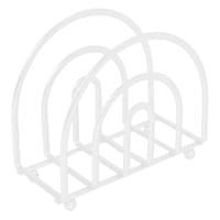 White Metal Napkin Holder