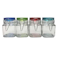 Set of 4 Mini Optic Spice Jars, 6.25oz
