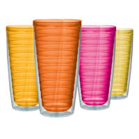 Set of 4 Insulated Hot Tumblers, 24oz