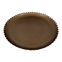 Tracey Boyd Antique Brass Platter, 17"